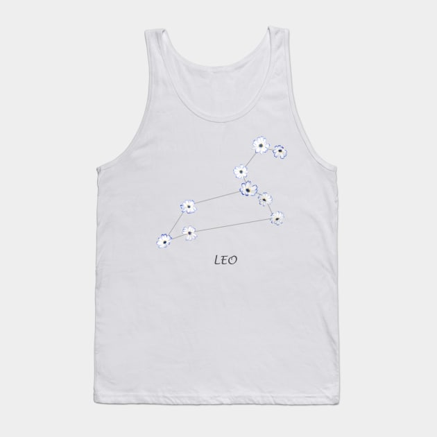 Leo zodiac sign Tank Top by colorandcolor